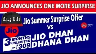 309 offer of JIO's  Dhan Dhana Dhan Plan | 1GB Daily Data |  Explained