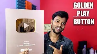 Youtube Sent Me Golden Play Button 🔥 Thank You | Manoj Dey