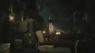 Resident Evil 3 - Police Station: Tyrell and Carlos Enter RPD Main Hall Dialogue Sequence (2020)