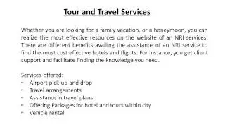 Services For NRI