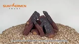 Ceramic Fiber Gas Logs for Gas Fireplace