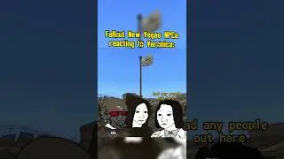 Fallout New Vegas NPCs reacting to Veronica: #fallout #memes #shorts