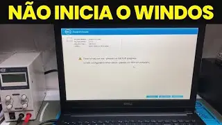 Notebook Dell Inspiron 15 3567 n&atilde;o inicia o Windows.
