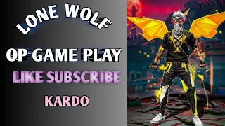 Me was my friend lone wolf 2 vs 2 op game play like subscribe comment kardo 🤟🌶️😎