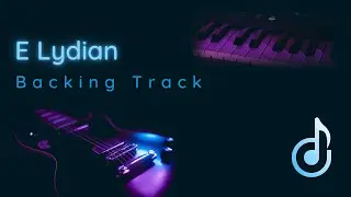 Killer melodic Lydian backing track in E 125bpm