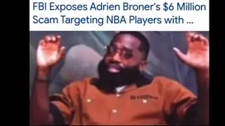 NBA PLAYERS LOOKING FOR ADRIEN BRONER $6 million dollar scam ‼️