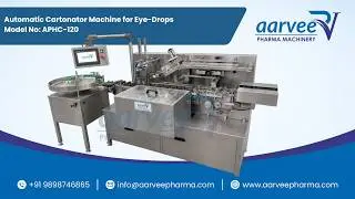 Automatic Horizontal Cartoning Machine for Eye Drops with Leaflet | Horizontal Cartoner, APHC-120
