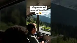 🙈Whatever the journey is window seat is must😍 #shorts #journey #windowseat #youtubeshorts