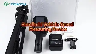 Handheld vehicle speed measuring device