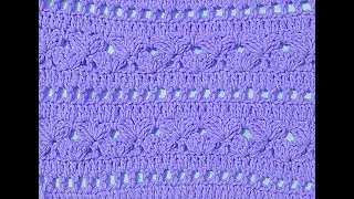 Punto o puntada a crochet muy facil y rapida