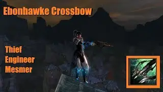 GW2 - Ebonhawke Crossbow Sounds and Projectiles - All Classes