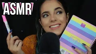 ASMR: MATERIAL ESCOLAR 2020 | Whisper + Tapping