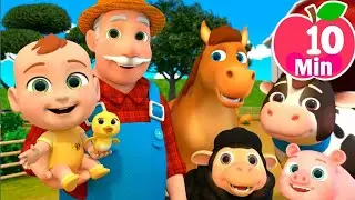 Old macdonald had a farm + best animal songs compilation for kids | 9 mins of fun nursery rhymes
