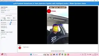 🚗😴 Driver Drowsiness Detection System | Fatigue Monitoring Using AI | MediaPipe + Python + Tkinter
