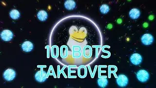 LEGENDARY 100 BOT GIGANTIC SERVER TAKEOVER - AGMA.IO
