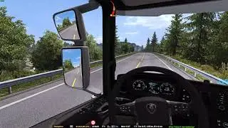 ETS2, Norwegian mountain  pass with Reshade