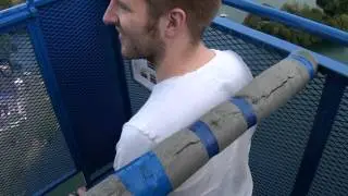 300ft (91.44m) Bungee Jump - Windsor / Bray - 26th August 2012 - Matt Atkinson
