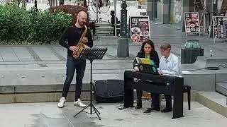 Open air jazz in Belgrade, Serbia