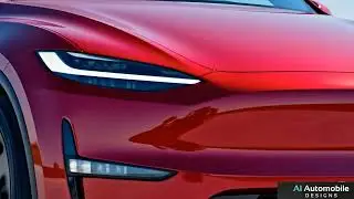 Tesla model y concept headlight and taillight design 