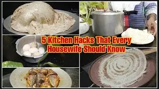 5 Amazing KITCHEN HACKS That Change My Life | Secret Tips & Trick For Housewives / Sabafaruk Vlog