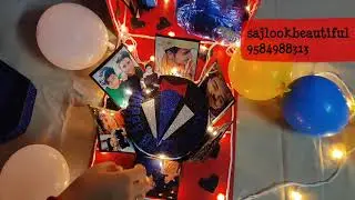 Huge explosion box  for him ❤️