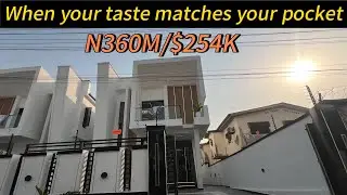HOUSE FOR SALE IN LEKKI LAGOS NIGERIA:MAGNIFICENT 5 BED DUPLEX+POOL+GYM IN A LOVELY ESTATE IN AJAH