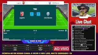 LAGARTO X CSA AO VIVO COM IMAGENS | ESTATÍSTICAS DO JOGO