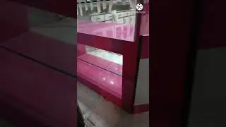 shop counter with glass