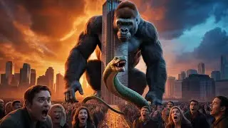 The Giant Monkey and Deadly Snake Destroy the City! 😱 | Epic Animal Attack Story