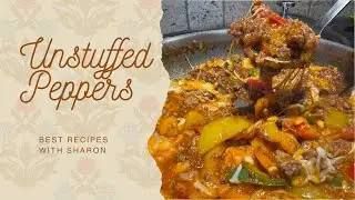 Unstuffed Peppers  made on the stove top