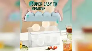 Review: WIBIMEN Large Ice Cube Molds, Big Round Whiskey Ice Cube Trays for Freezer, Easy to Fi...
