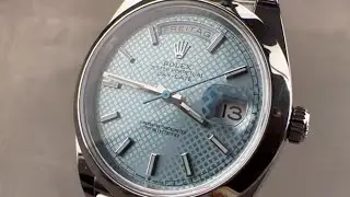 Rolex Platinum Day-Date 40 