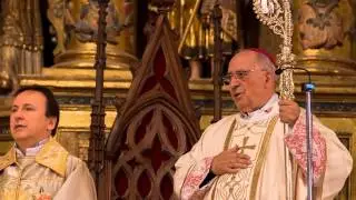 Acci&oacute;n de gracias de despedida del Arzobipo de Burgos D. Francisco Gil Hell&iacute;n