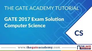 GATE 2017 Solutions | CS | 11 - Feb Morning Session | General Aptitude