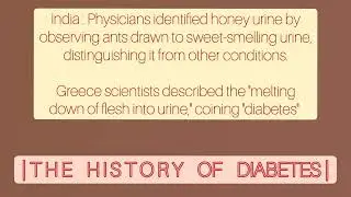 The History of Diabetes  #education #educational #trending #educationalvideo #betashorts #diabetes