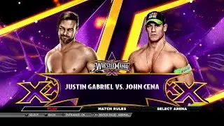 WWE 2K15 PS3 - Justin Gabriel VS John Cena [2K][mClassic]