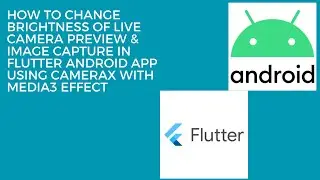How to Change Brightness of Live Camera preview & Image Capture in Flutter Android App using CameraX