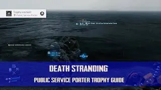 Death Stranding - Public Service Porter Trophy Guide