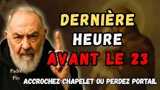 22 Octobre &agrave; 23h: Derni&egrave;re Heure Avant le 23 - Accrochez un Chapelet B&eacute;ni MAINTENANT