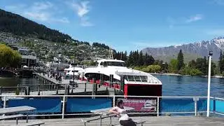 Spirit of Queenstown, Cruise boat and Views from Southern Discoveries office, Queenstown, Nz