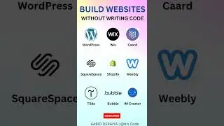 Top 9 🔥 Website to Build 🖥️ Websites Without Writing Code 😱 