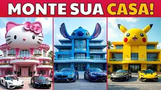 😍 MONTE SUA FANT&Aacute;STICA CASA DOS SONHOS|Construa sua casa dos sonhos #oquevoc&ecirc;prefere #casadossonhos