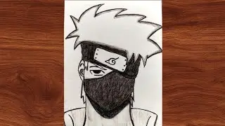 Easy Kakashi drawing | How to draw kakashi's hatake | step by step | for beginners