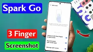 Techno spark go 3 finger screenshot | techno spark go 3 finger screenshot kaise le | Screenshot