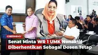 Rapat Senat Rekomendasikan WR 1 Nonaktif UMK Diberhentikan Sebagai Dosen Tetap