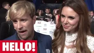 2014 National TV Awards: Kian Egan, Kelly Brook, Mark Wright and Caroline Flack on the red carpet