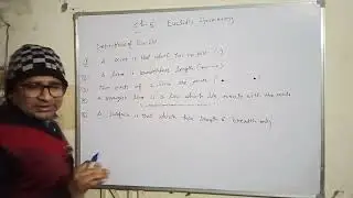 Class-9 math ncert ch-5 ll Introduction Euclid's Geometry part-2 ll Euclid's definitions ll