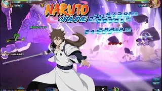 Naruto Online - Indra [Complete Body Susanoo] Insane Damage In Earth Nature Training Lvl 50