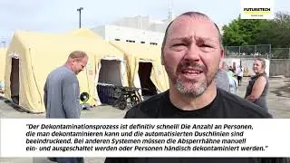 Erprobung Personendekontamination US-Army