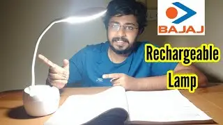 Bajaj Softlite Mini LED Rechargable table Lamp | Study Lamp | Reading Lamp
